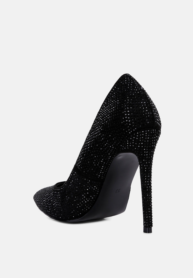 alter ego diamante set high heeled pumps#color_black