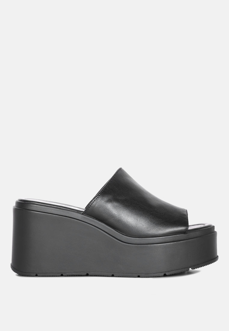 ama black high casual sandals#color_black