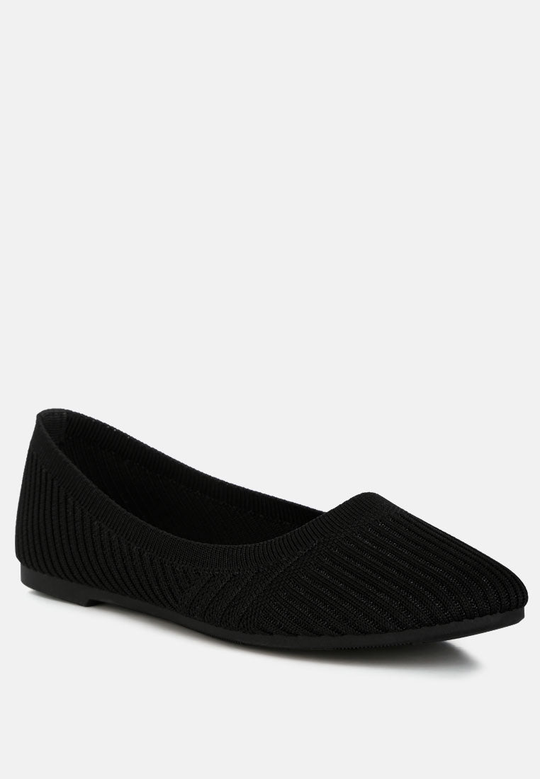 ammie solid casual ballet flats#color_black
