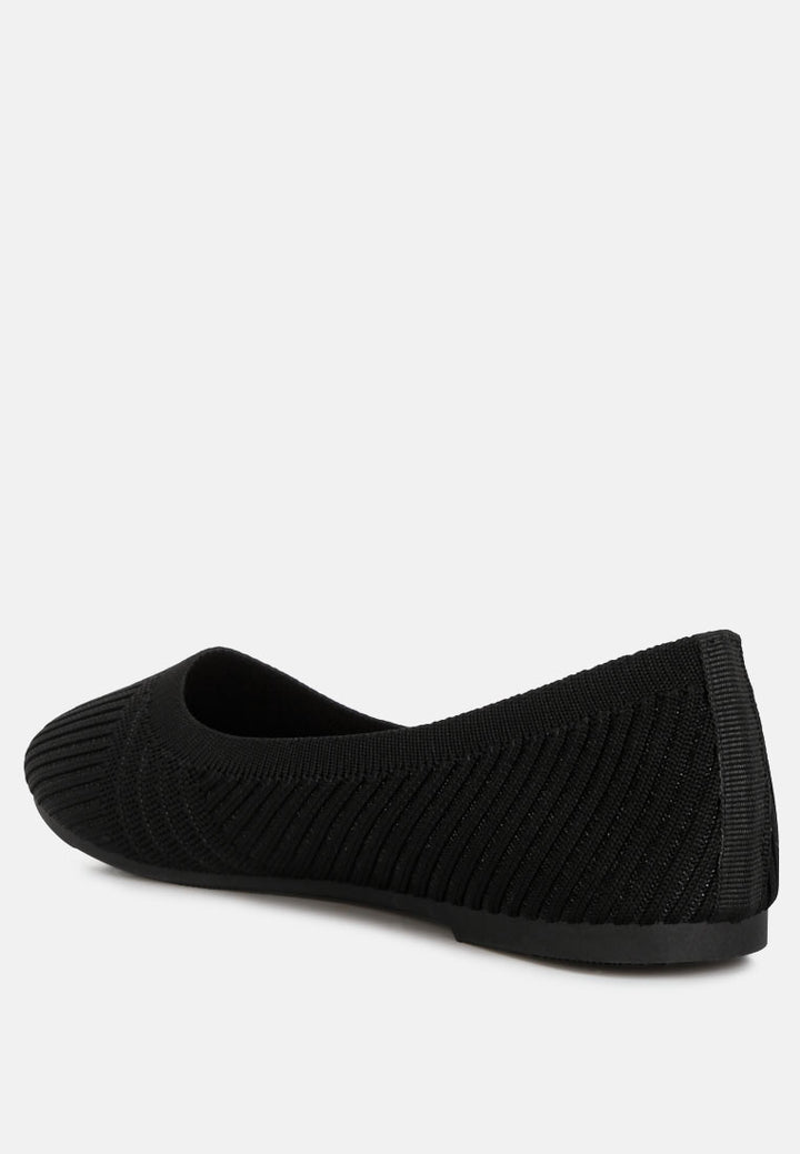 ammie solid casual ballet flats#color_black