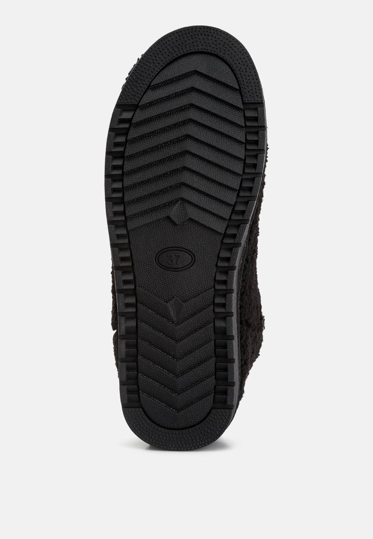 anatole fleece exterior fluffy boots#color_black