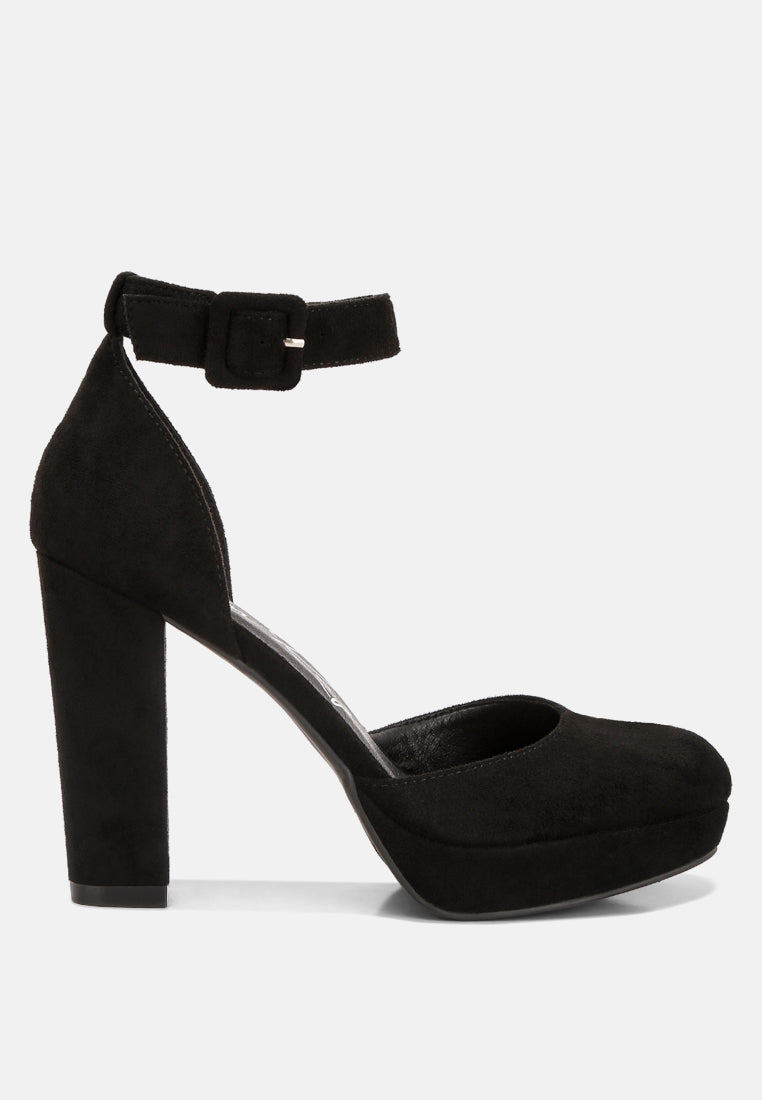 inigo interchangeable ankle strap platform sandals#color_black