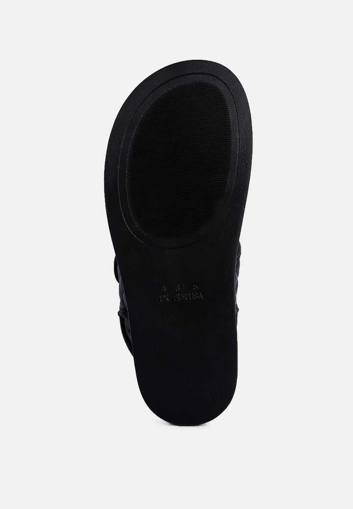 anvil quilted platform sandals#color_black