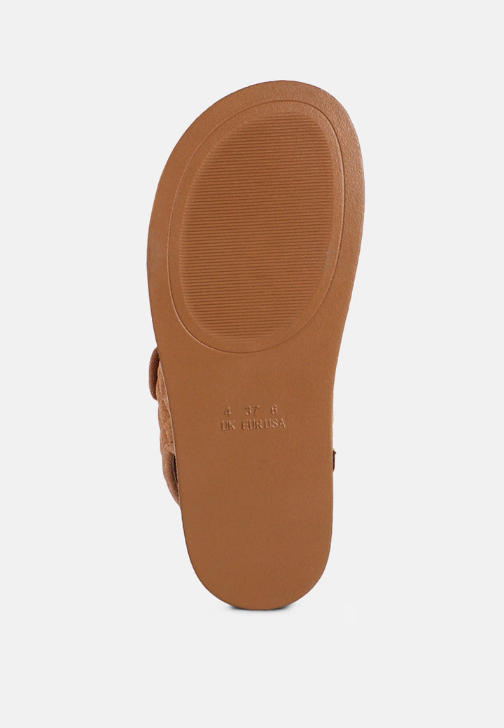 anvil quilted platform sandals#color_taupe