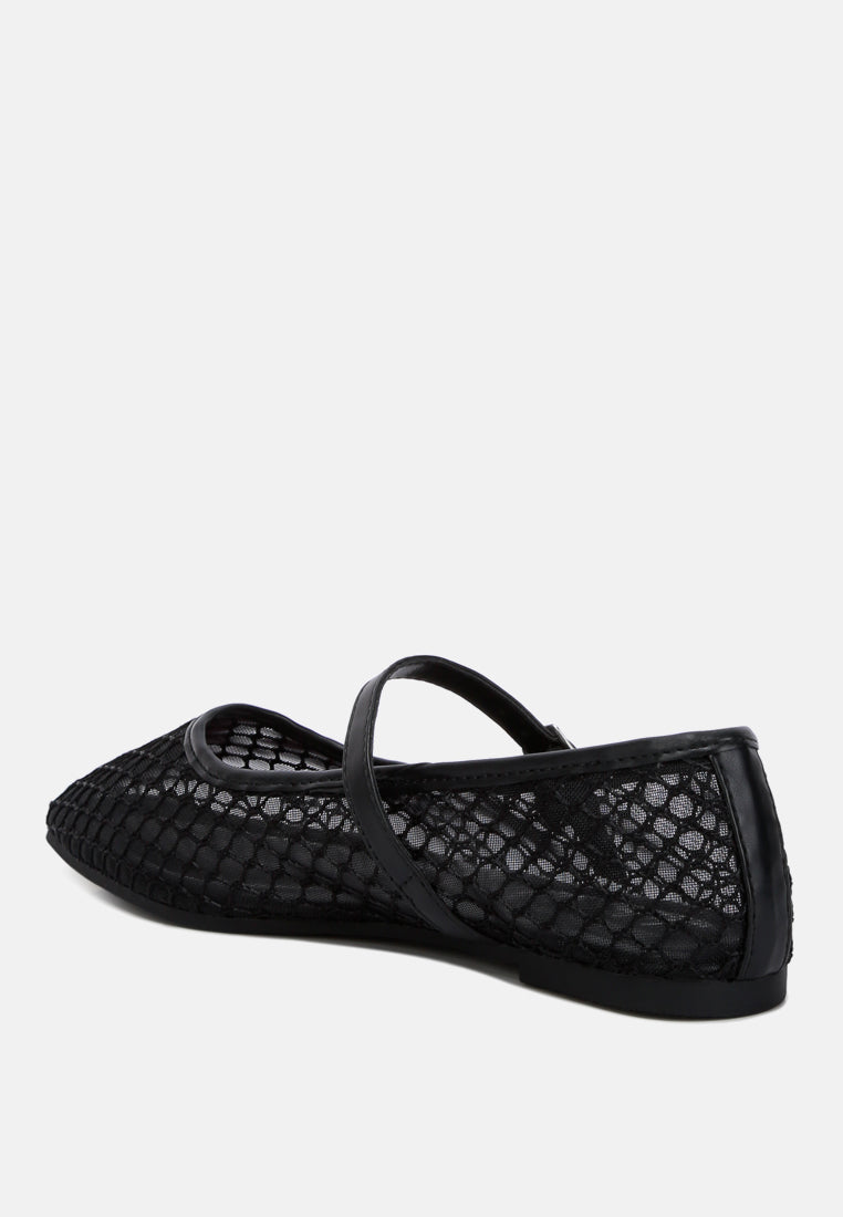 mesh mary jane flats by ruw#color_black