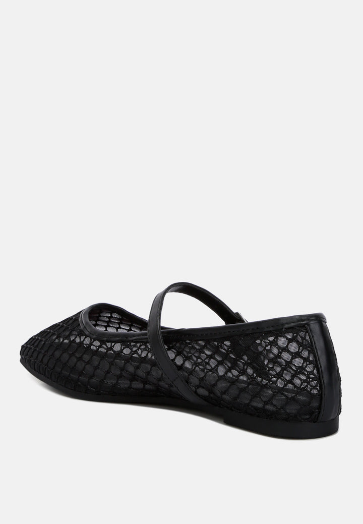 mesh mary jane flats by ruw#color_black