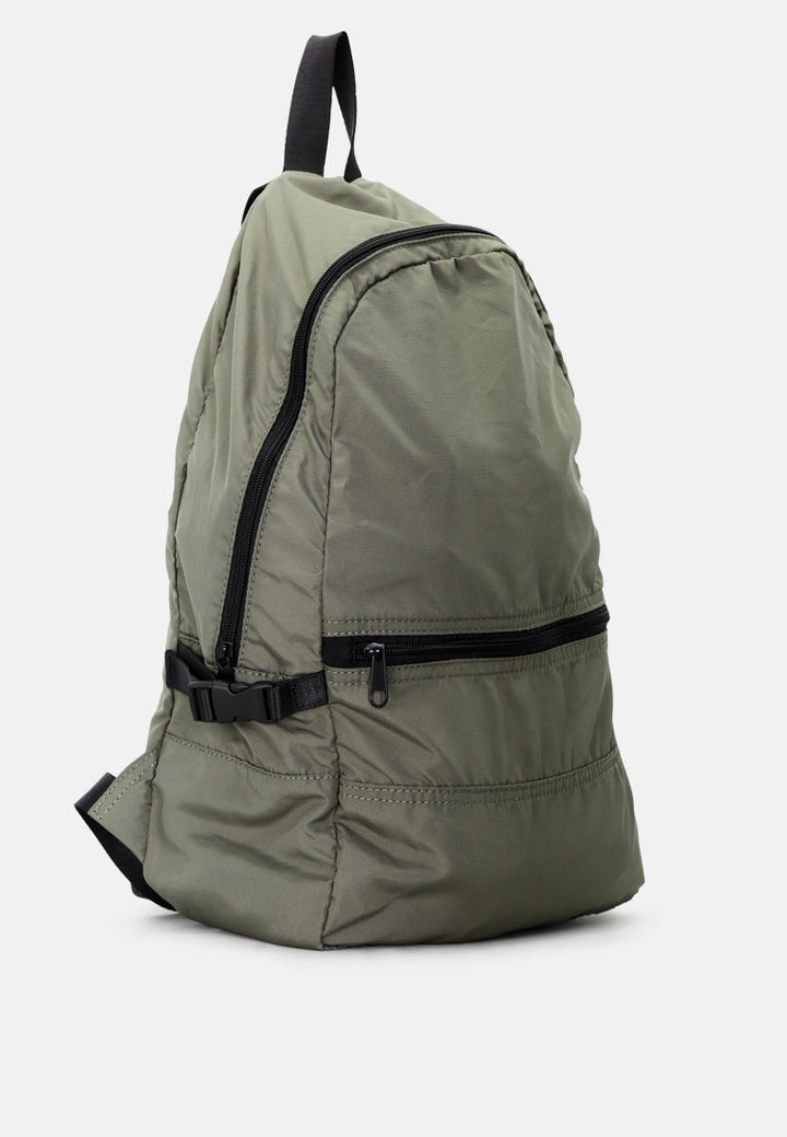 backpack with adjustable shoulder straps#color_khaki