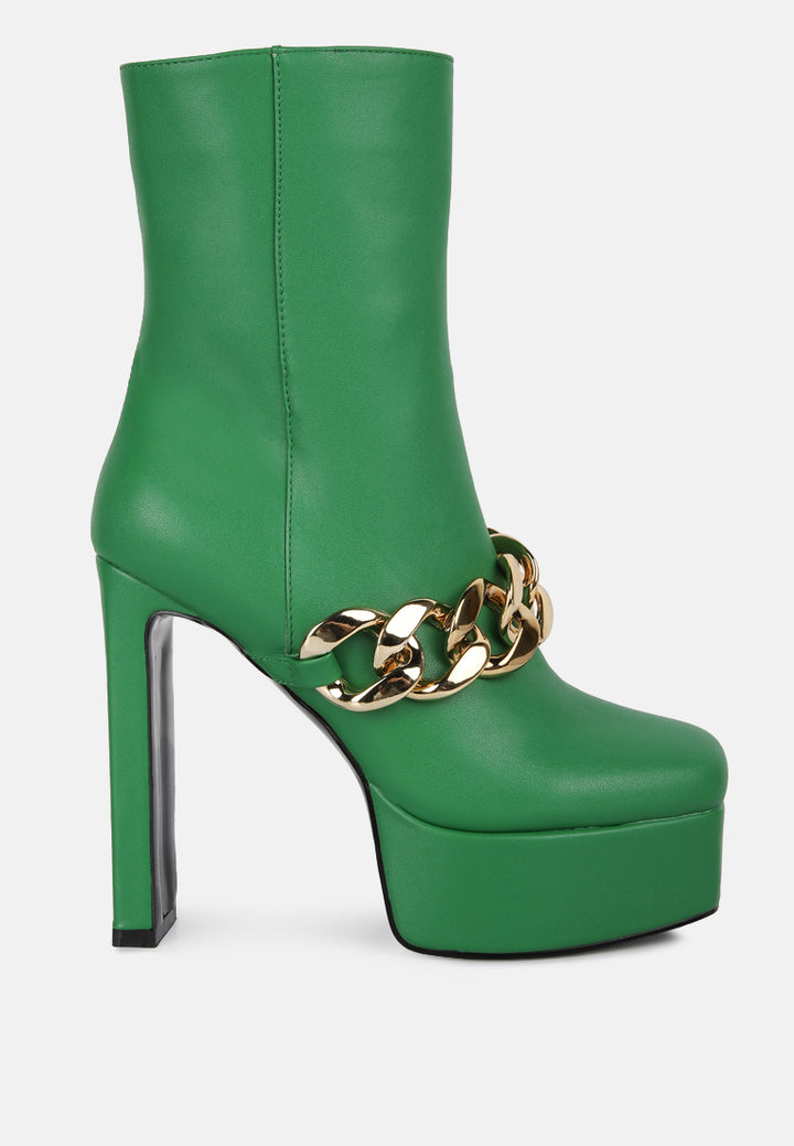 bambini high platform ankle boots#color_green