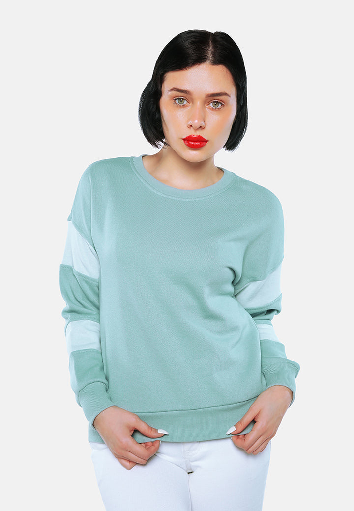 basic full sleeves sweatshirt#color_sage-green
