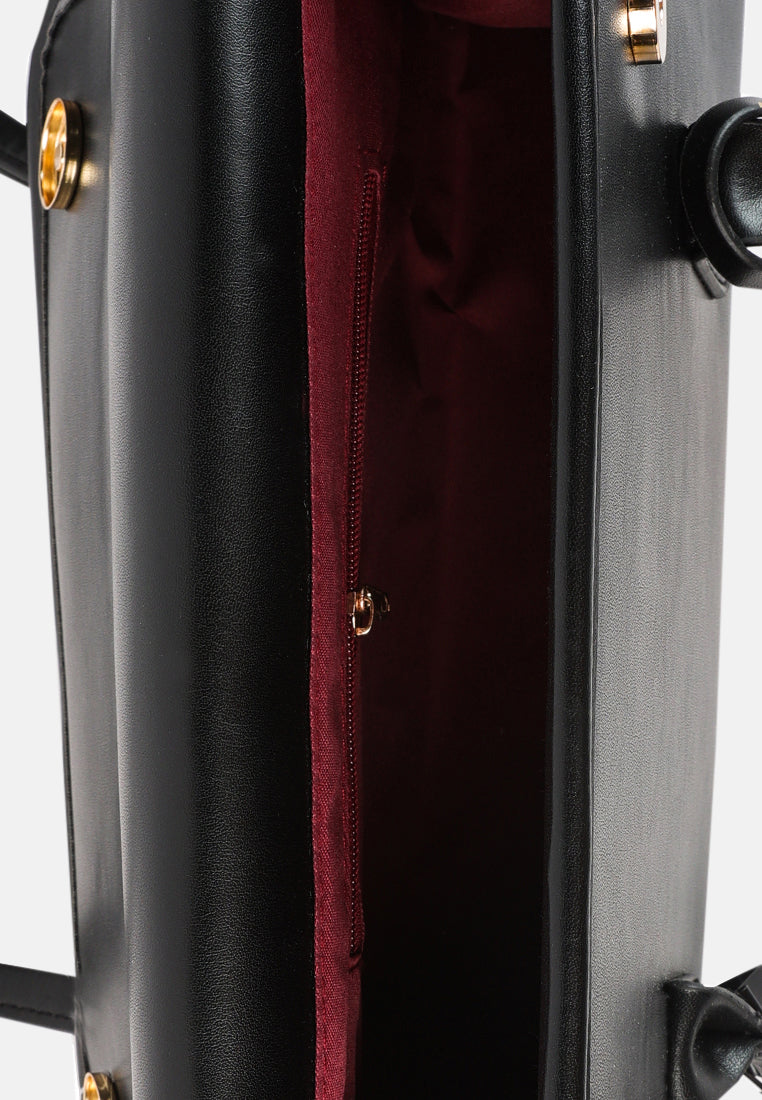 basic rectangular mini handbag#color_black