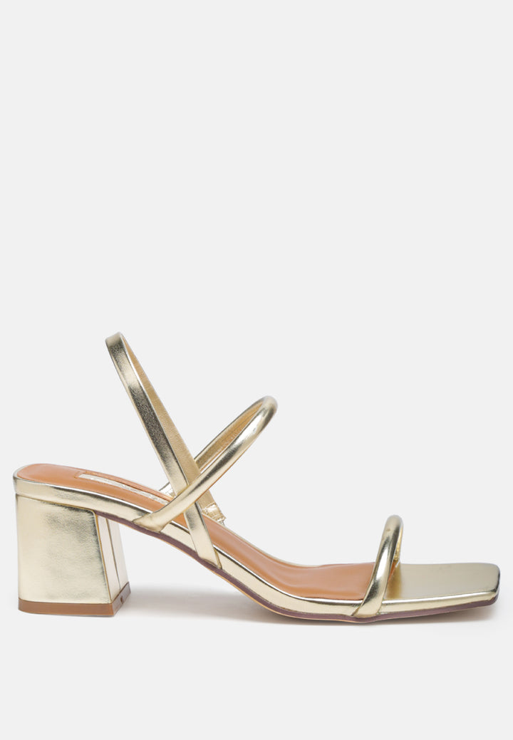 beau block mid heeled strappy sandal by ruw#color_gold