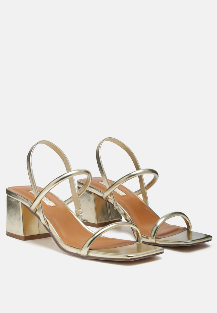 beau block mid heeled strappy sandal by ruw#color_gold
