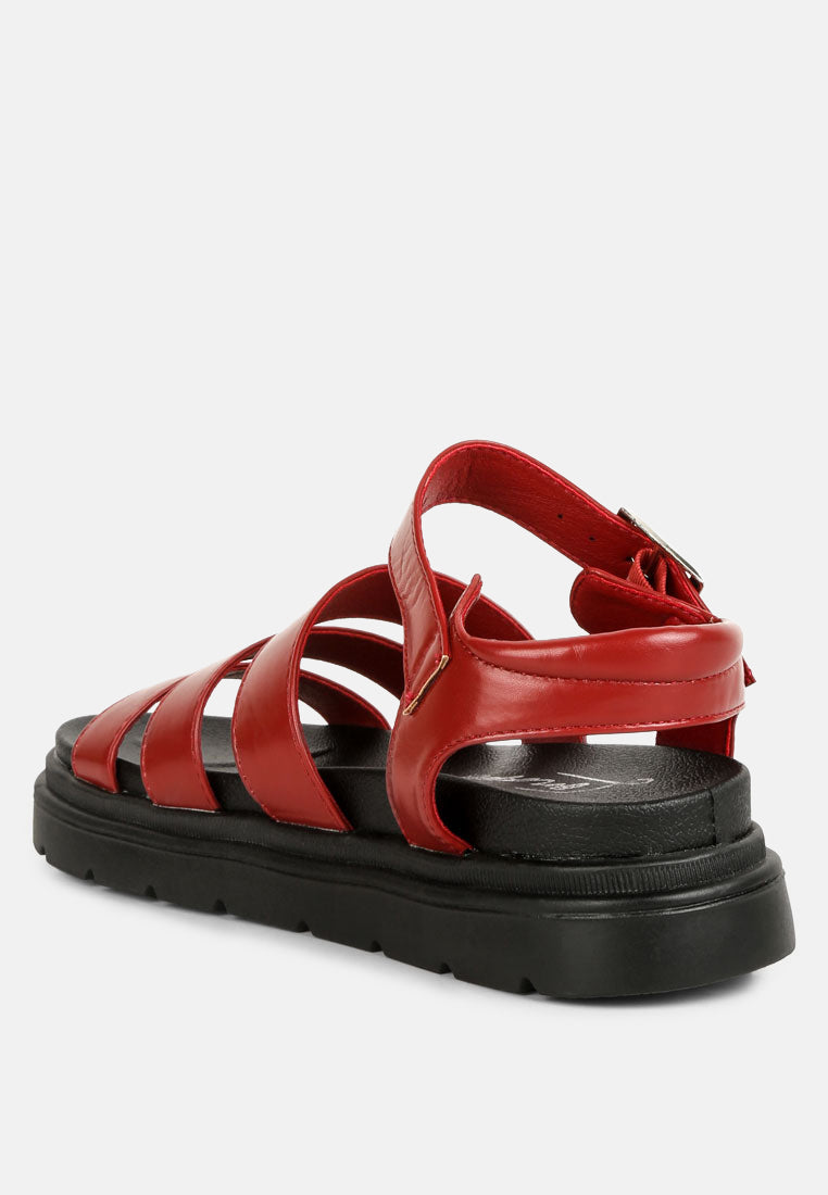 belcher faux leather gladiator sandals#color_burgundy