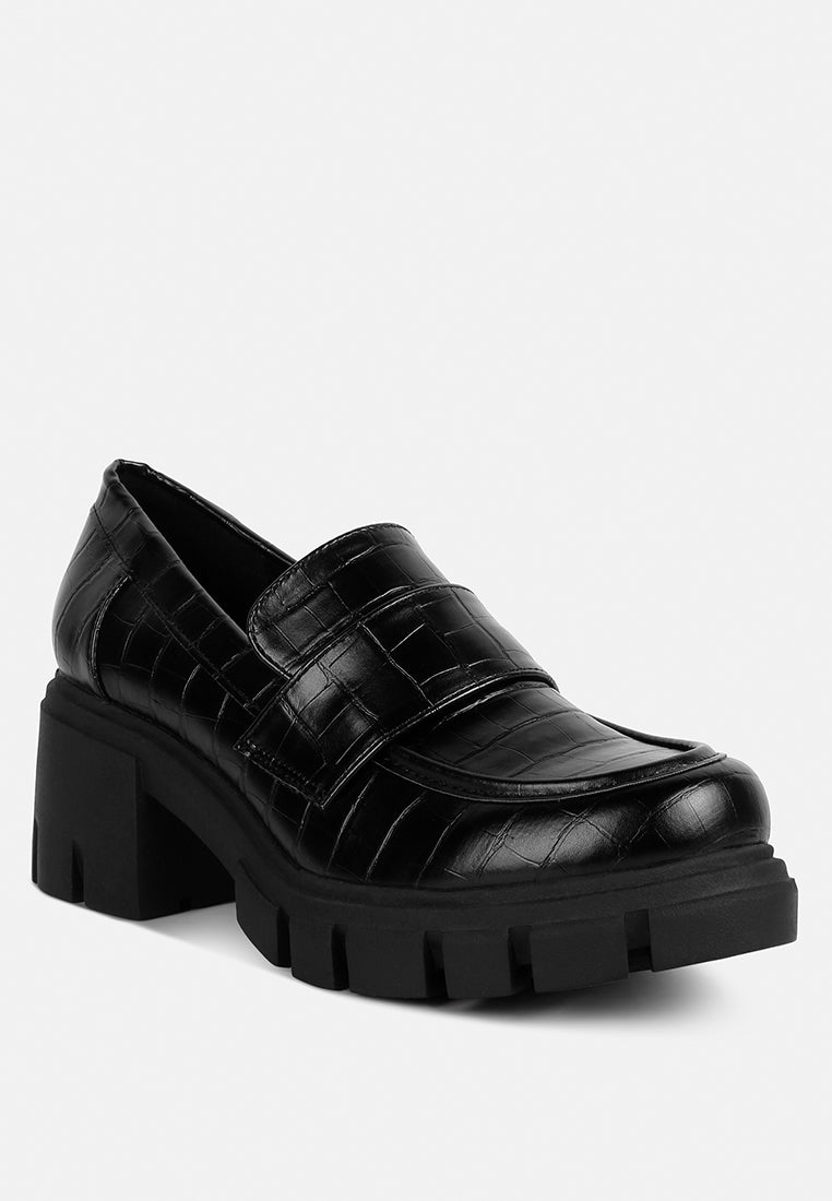 benz platform loafer by rag#color_black