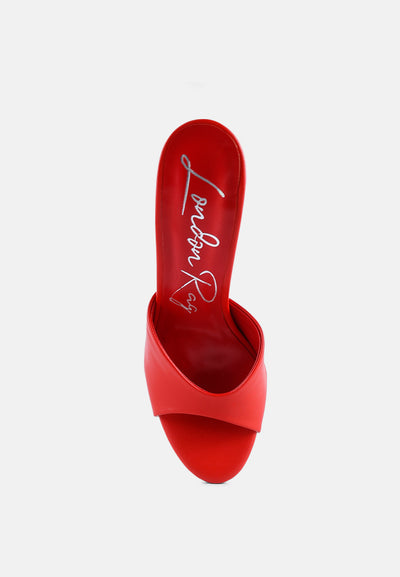 bff choice slip on stiletto sandals#color_red
