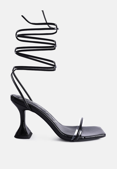 biten berry spool heeled lace up sandals#color_black