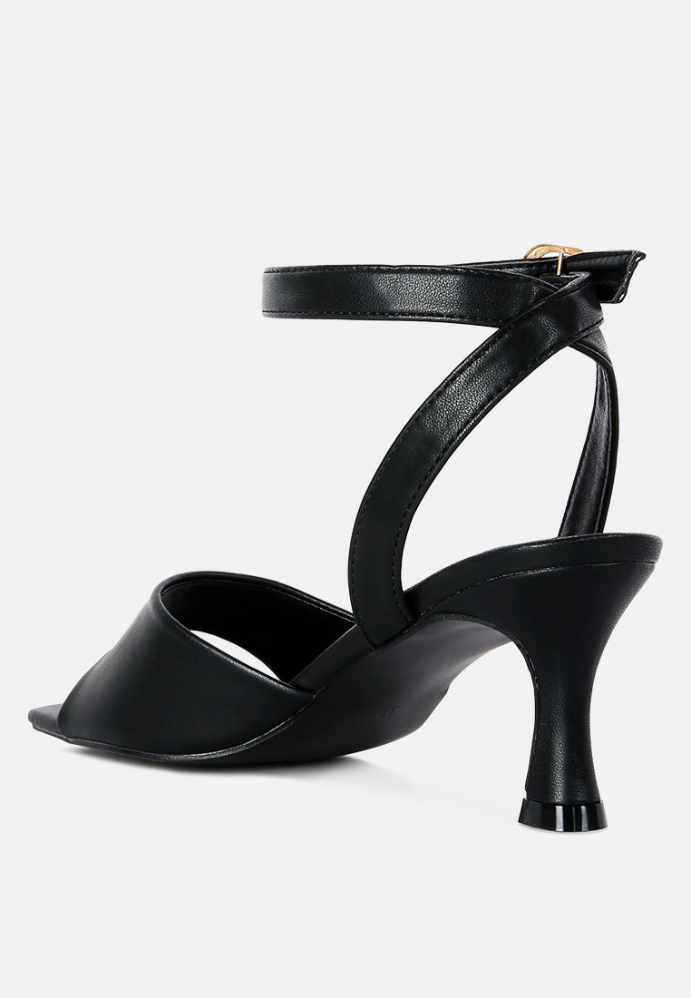 black mid heel ankle strap sandals#color_black