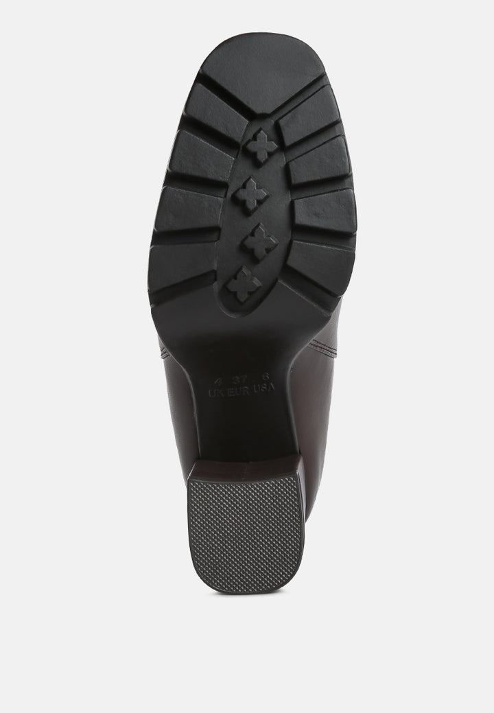 bolt block heeled chelsea boots#color_brown