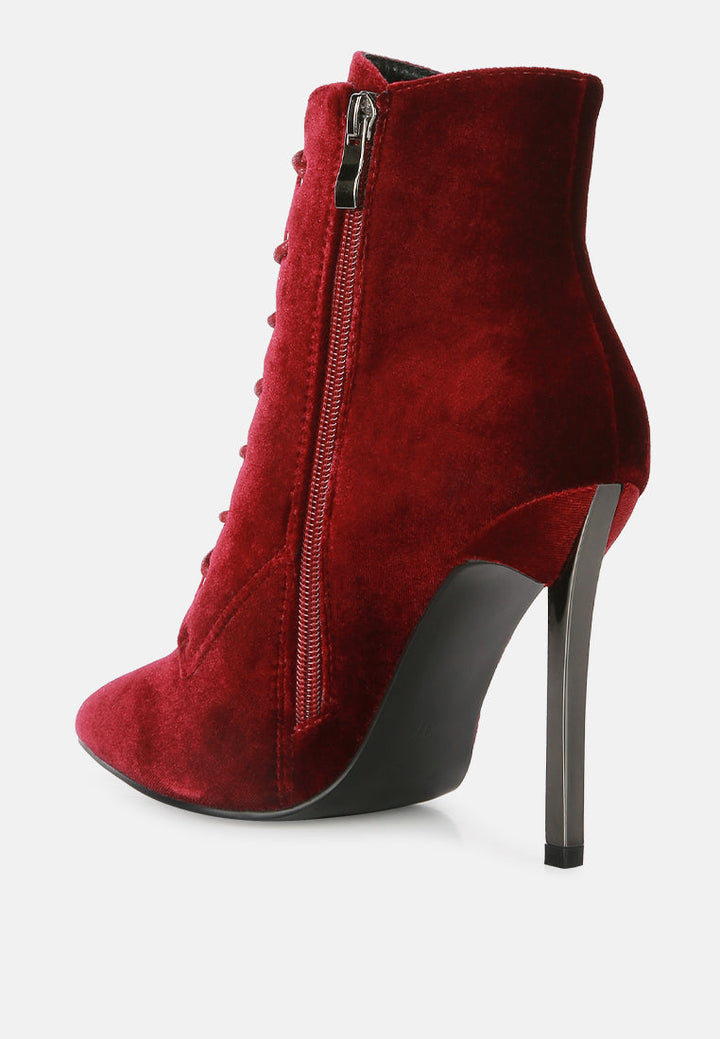 velvet high heeled velvet boots by rag#color_burgundy