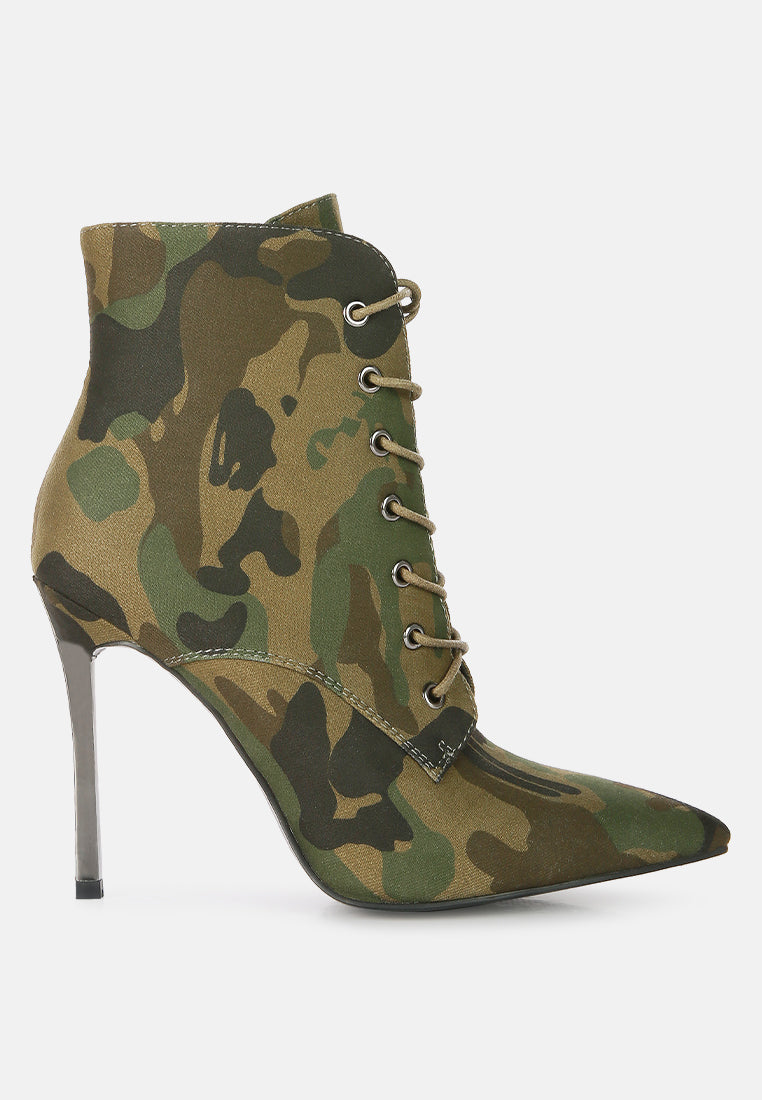 velvet high heeled velvet boots by rag#color_camo