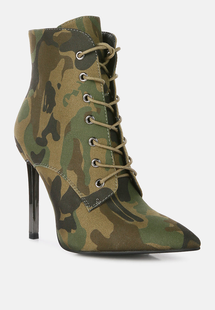 velvet high heeled velvet boots by rag#color_camo