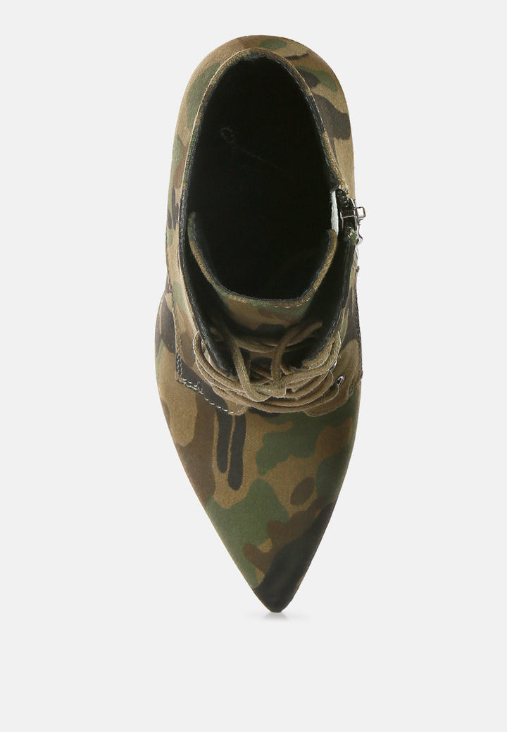 velvet high heeled velvet boots by rag#color_camo