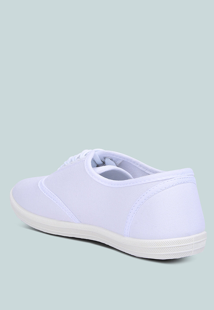 breathable lightweight canvas sneakers#color_white