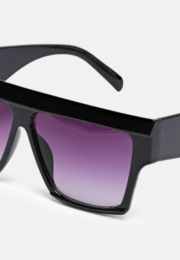 broad temple wayfarer sunglasses#color_black-purple