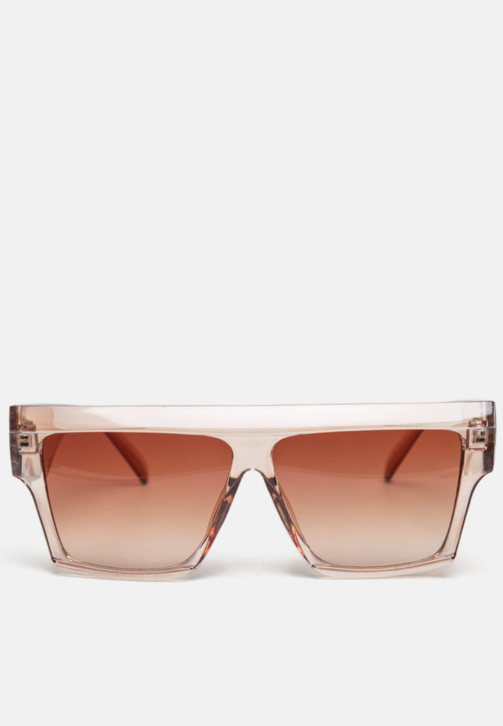 broad temple wayfarer sunglasses#color_brown