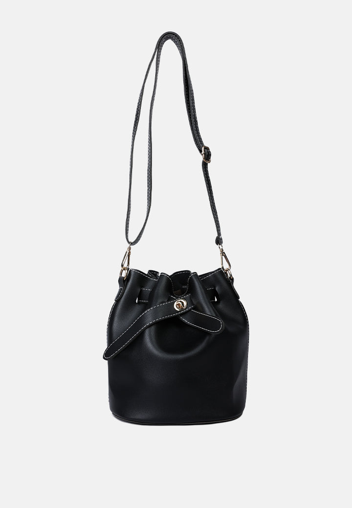 bucket sling bag#color_black
