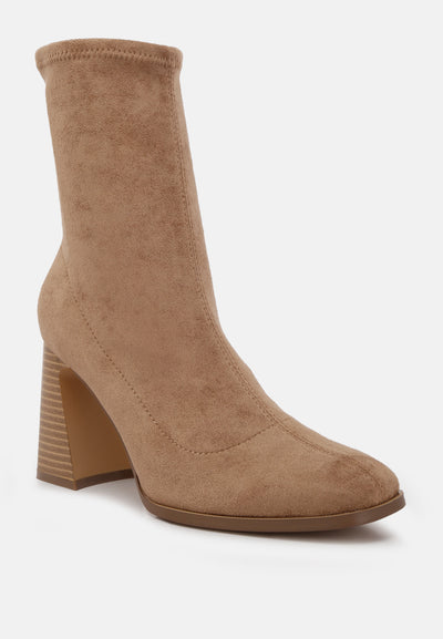 candid high ankle flared block heel boots#color_taupe