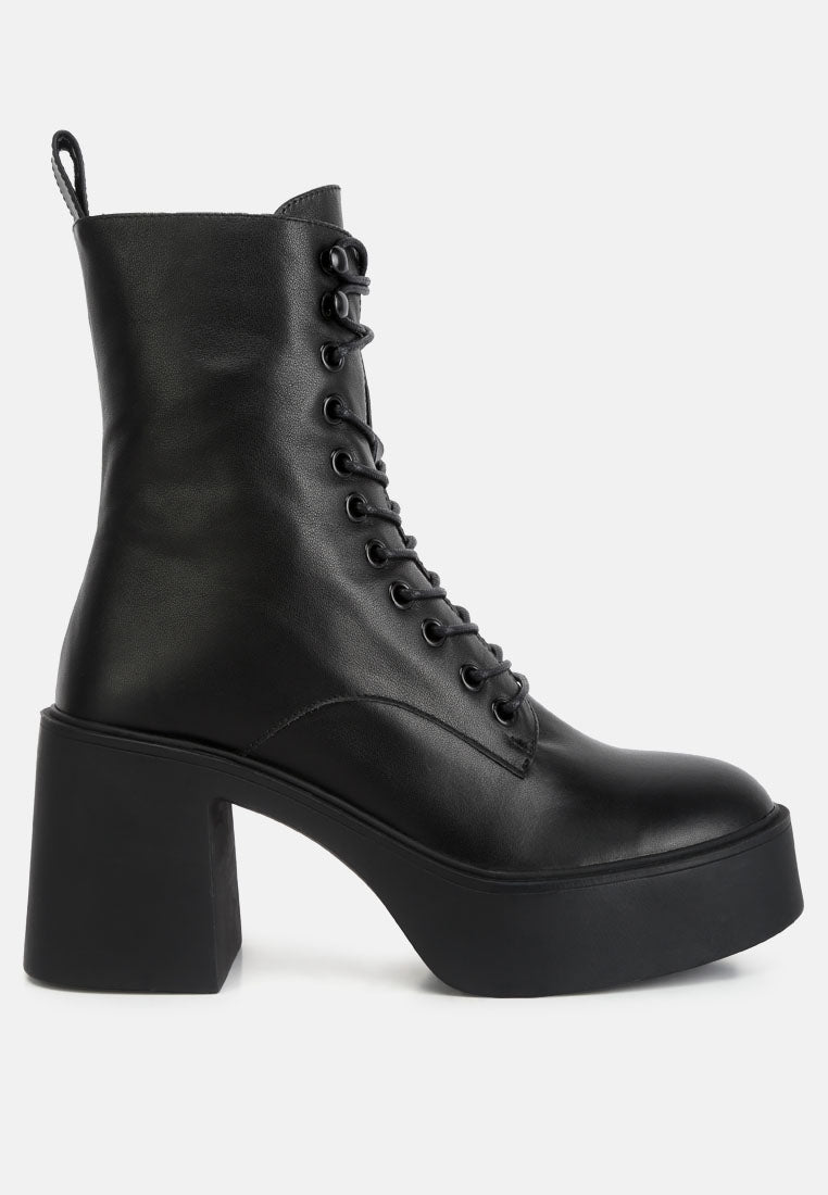 carmac high ankle platform boots#color_black