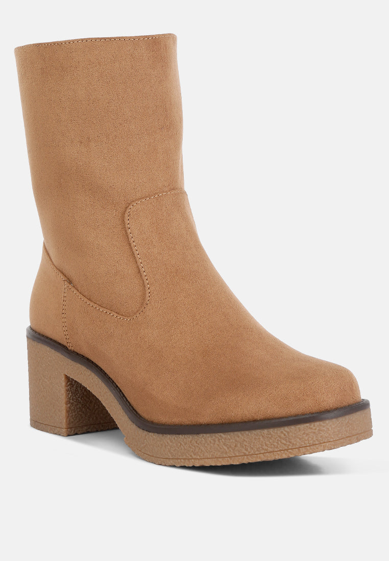 cary block heel micro suede boots#color_tan