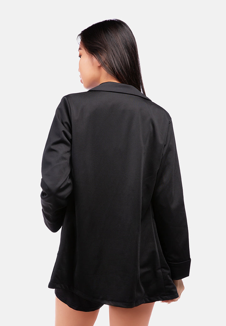 casual oversized jacket#color_black