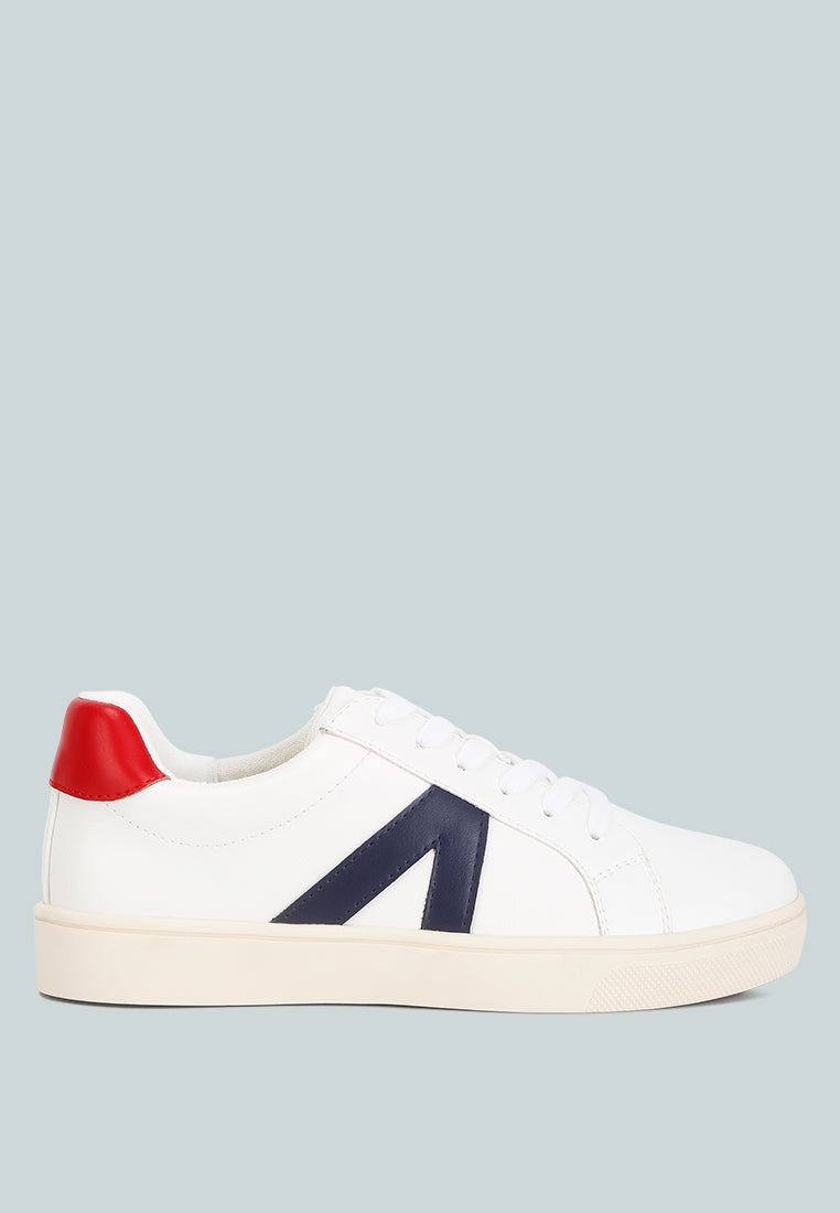 cecile panelling detail casual sneakers#color_white-blue