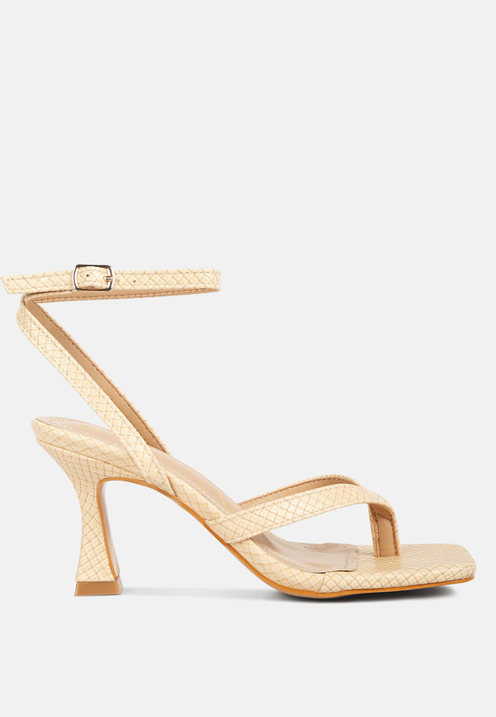 celty ankle strap spool heel sandals by ruw#color_beige