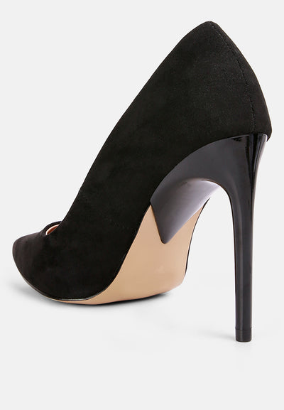 charade mid heel sandals#color_black