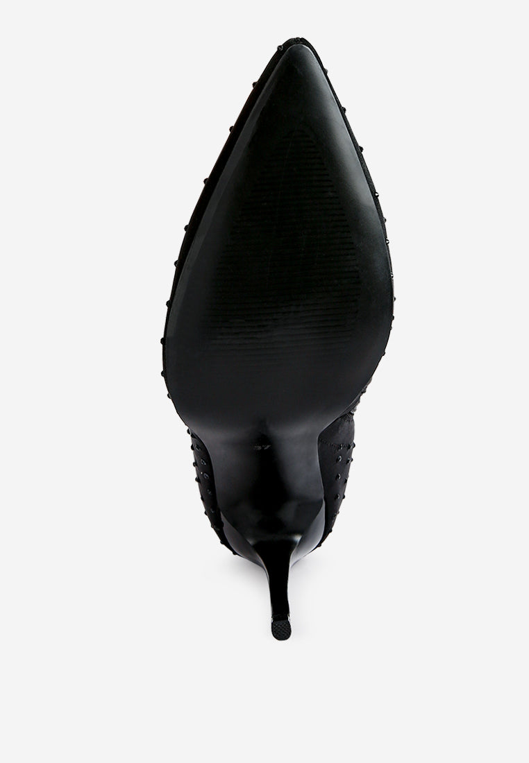 cheugy embellished ankle boots#color_black