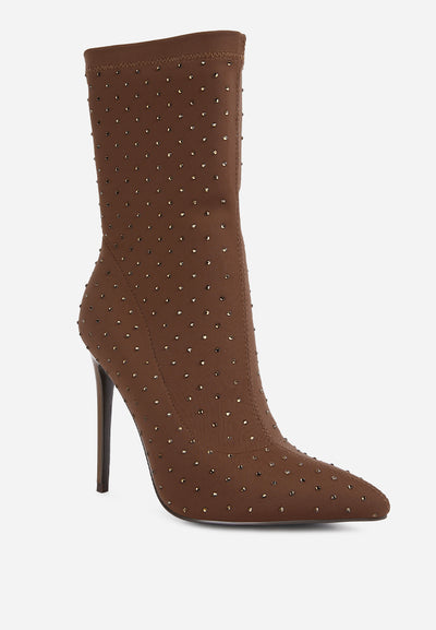 cheugy embellished ankle boots#color_brown