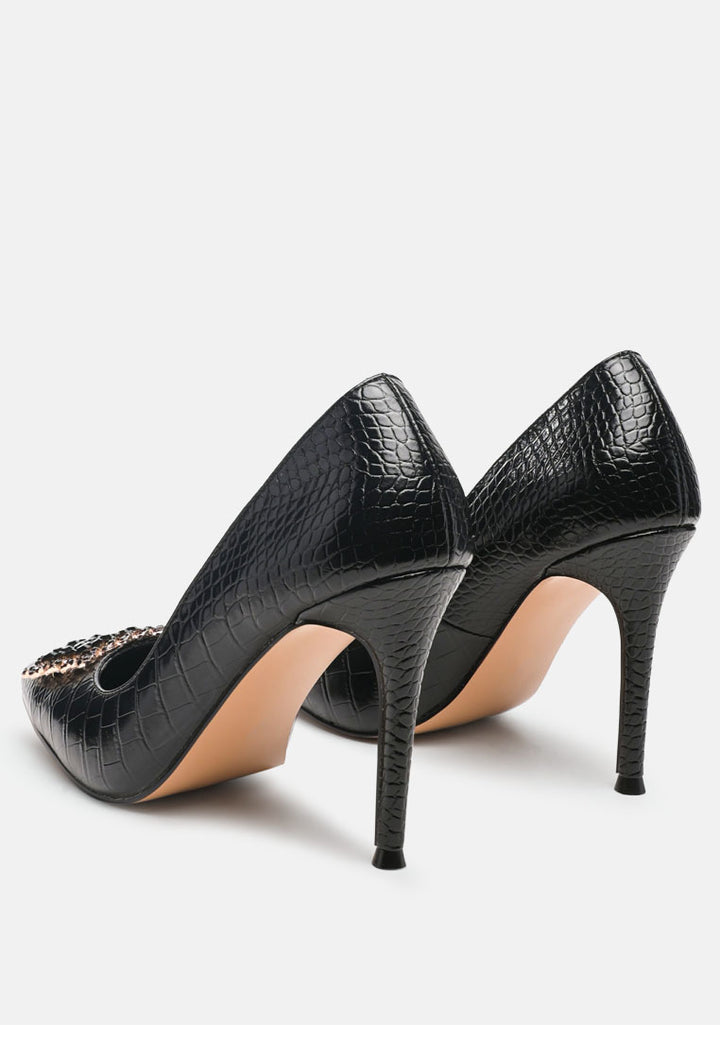 cirrus diamante embellished brooch pumps by ruw#color_black