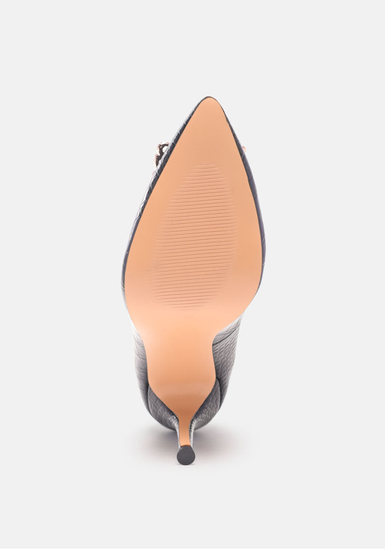 cirrus diamante embellished brooch stiletto faux leathermps#color_black