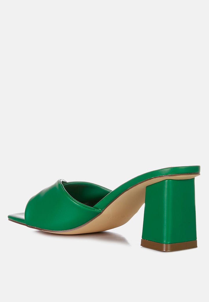 cityscape mid block heeled sandals#color_green