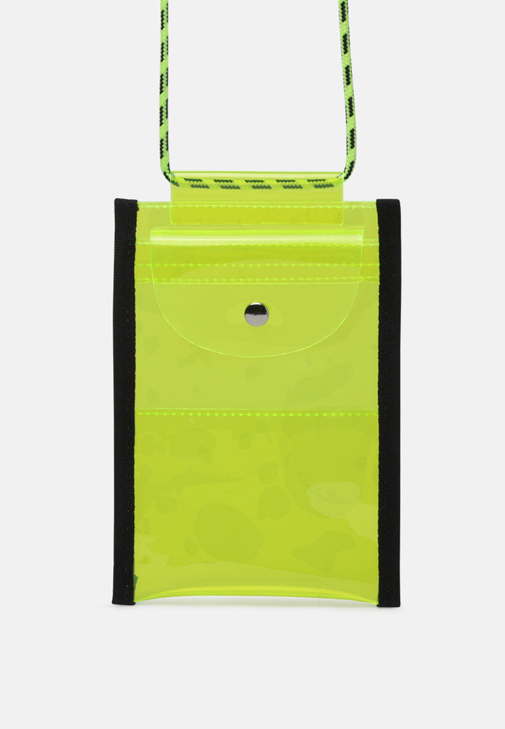 clear sling bag#color_yellow