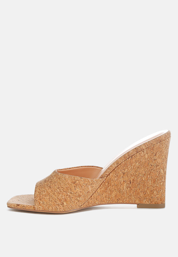 cork wedge sandals by rag#color_natural