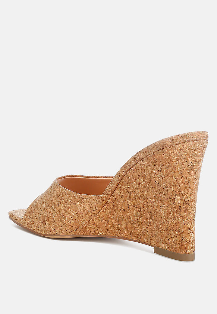 cork wedge sandals by rag#color_natural