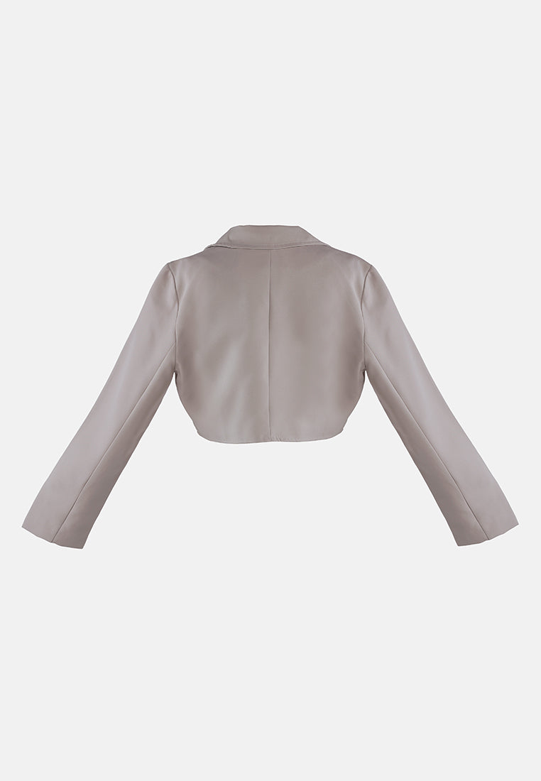 cropped tailored blazer#color_beige