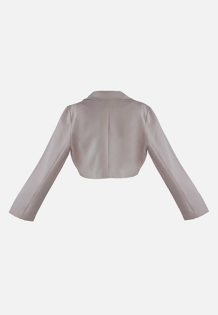 cropped tailored blazer#color_beige