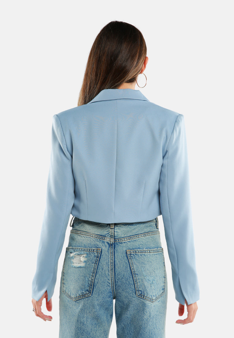 cropped tailored blazer#color_sky-blue
