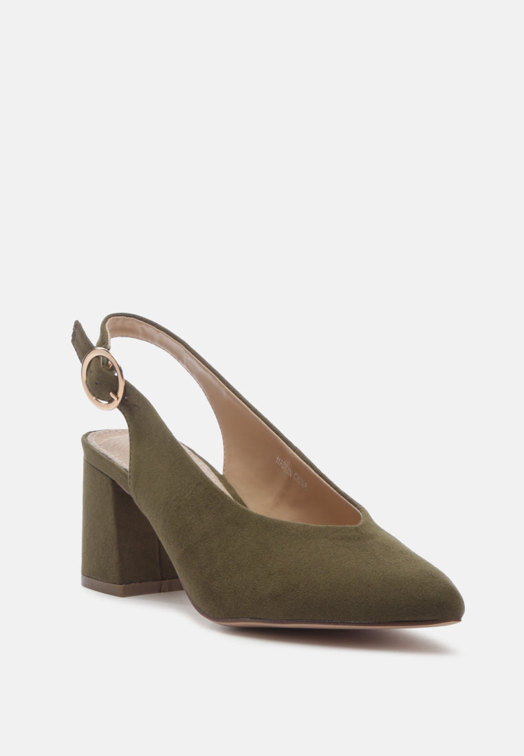 dalia solid pointed heeled slingback sandals#color_khaki