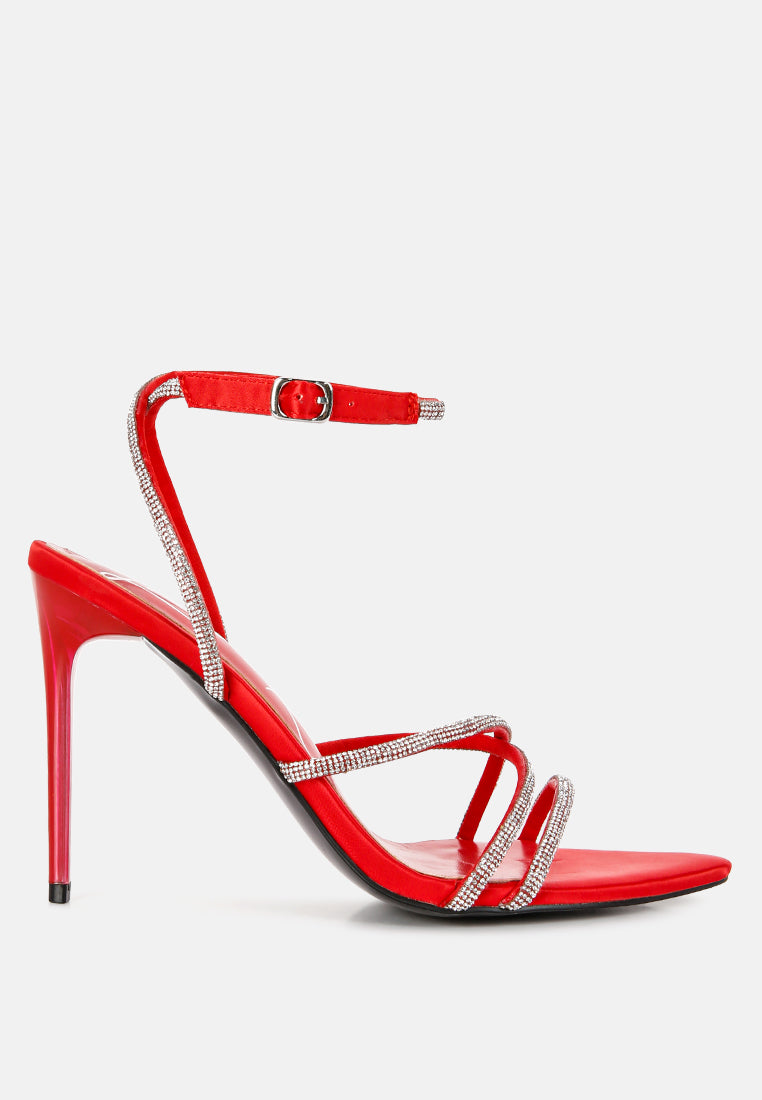 dare me rhinestone embellished stiletto sandals#color_red